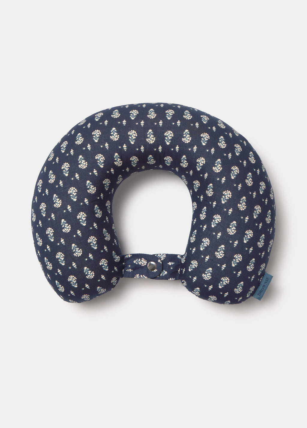 Indigo printed cervical cushion