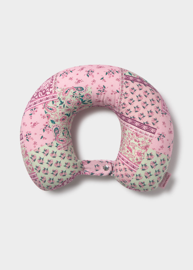 Patchwork printed cushion