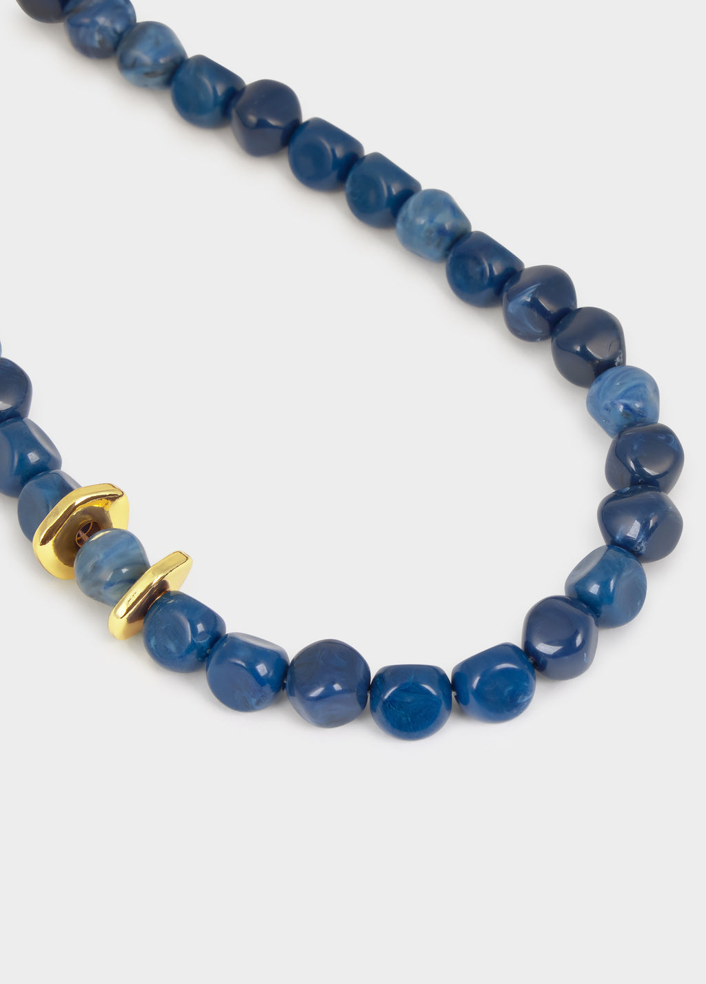 Irregular bead necklace