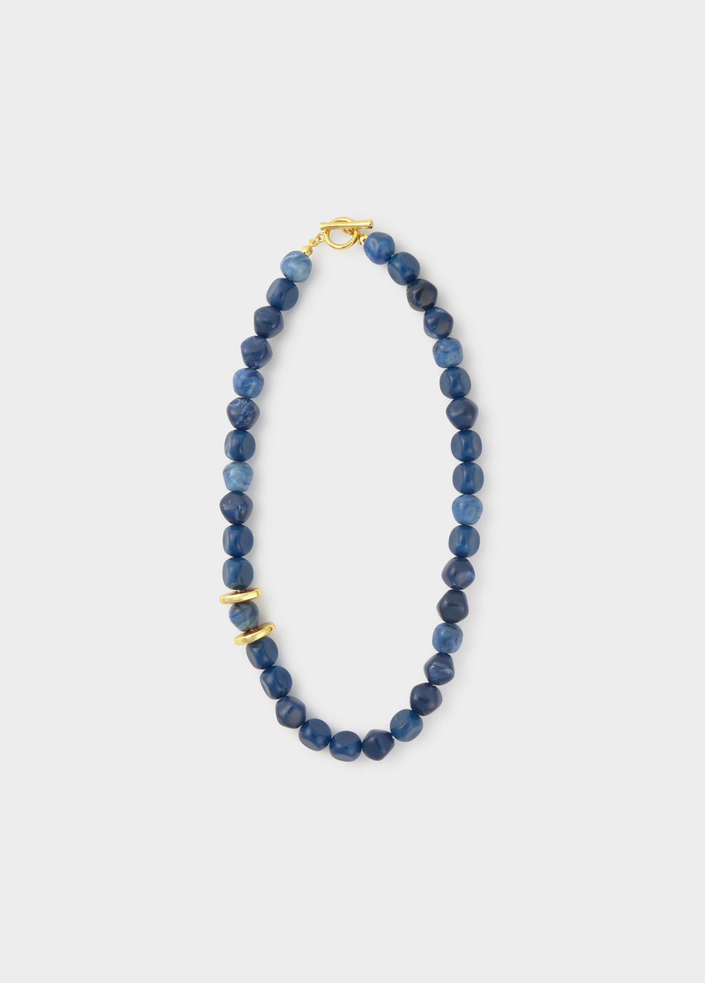 Irregular bead necklace