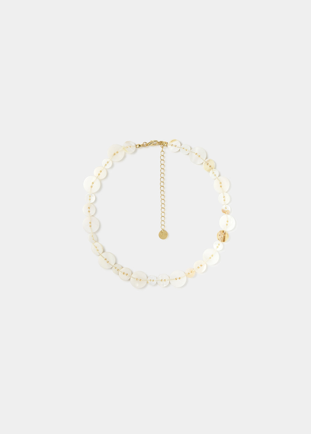 Collar botones nácar
