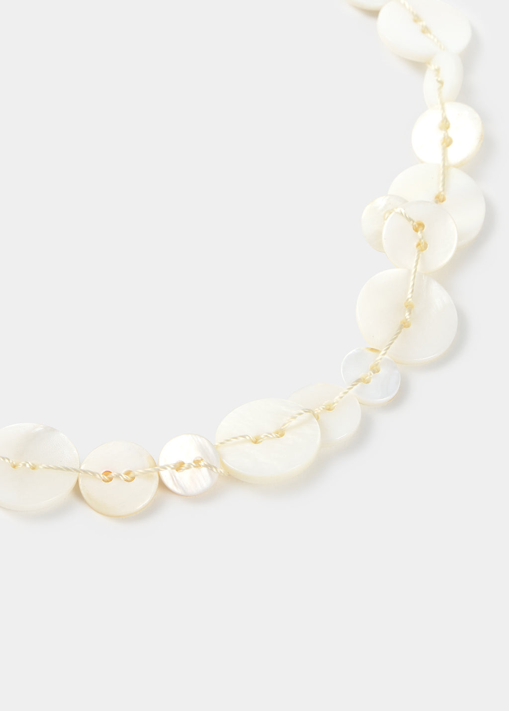 Collar botones nácar
