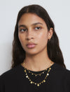 Dubbele ketting met plaatjes