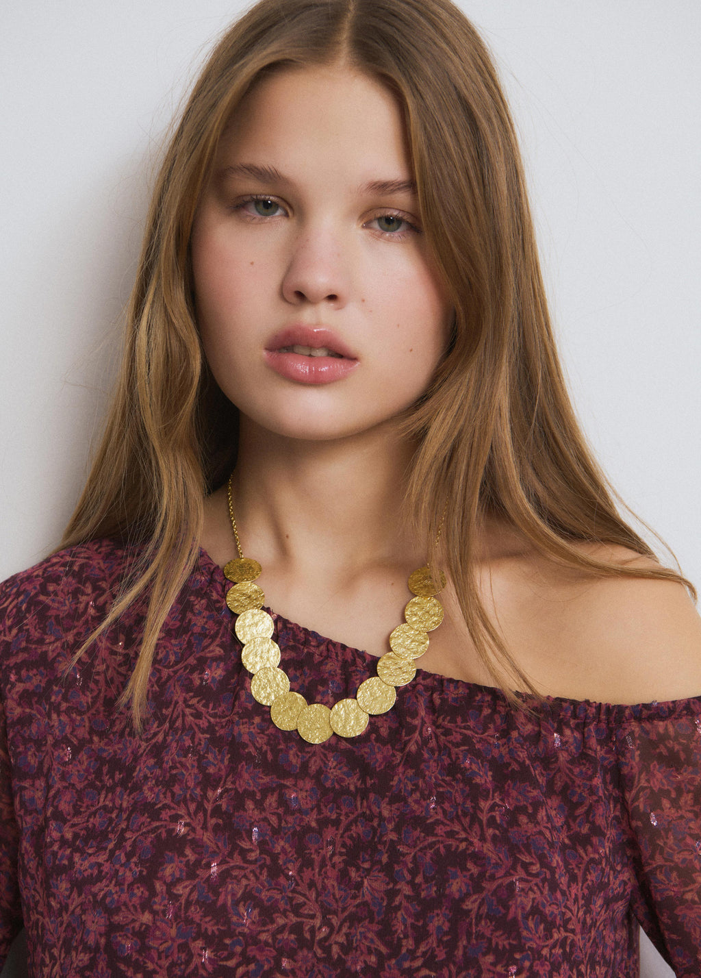 Large coin necklace