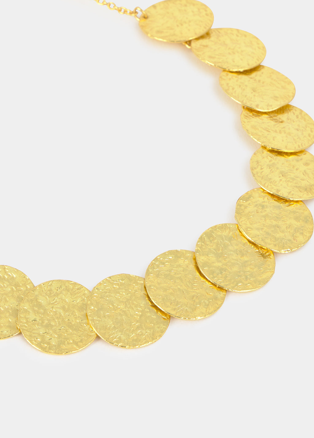 Large coin necklace
