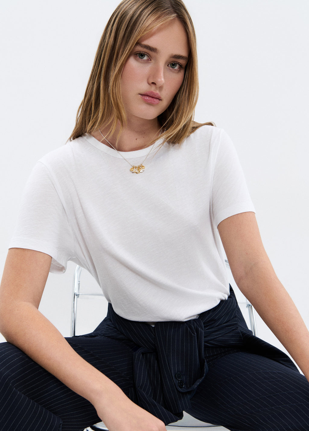 Piece necklace