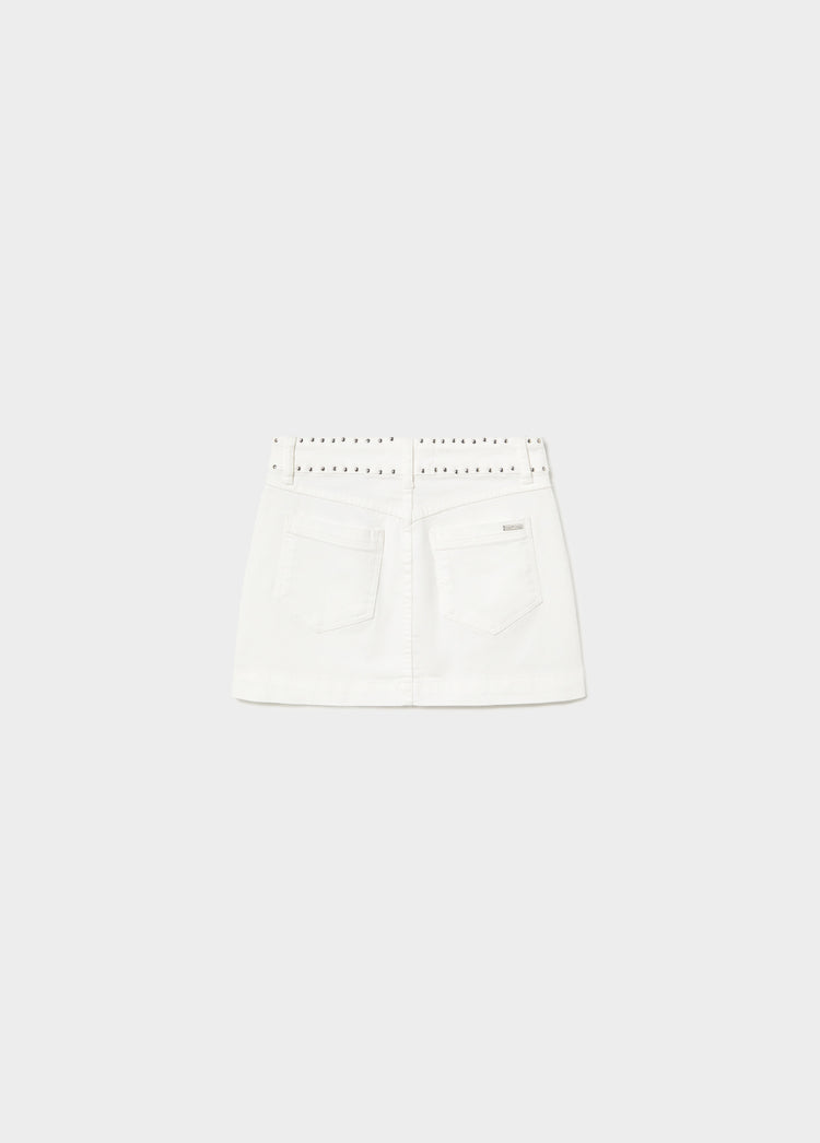 Falda cintura tachas