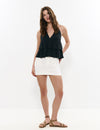Rok met taille en studs