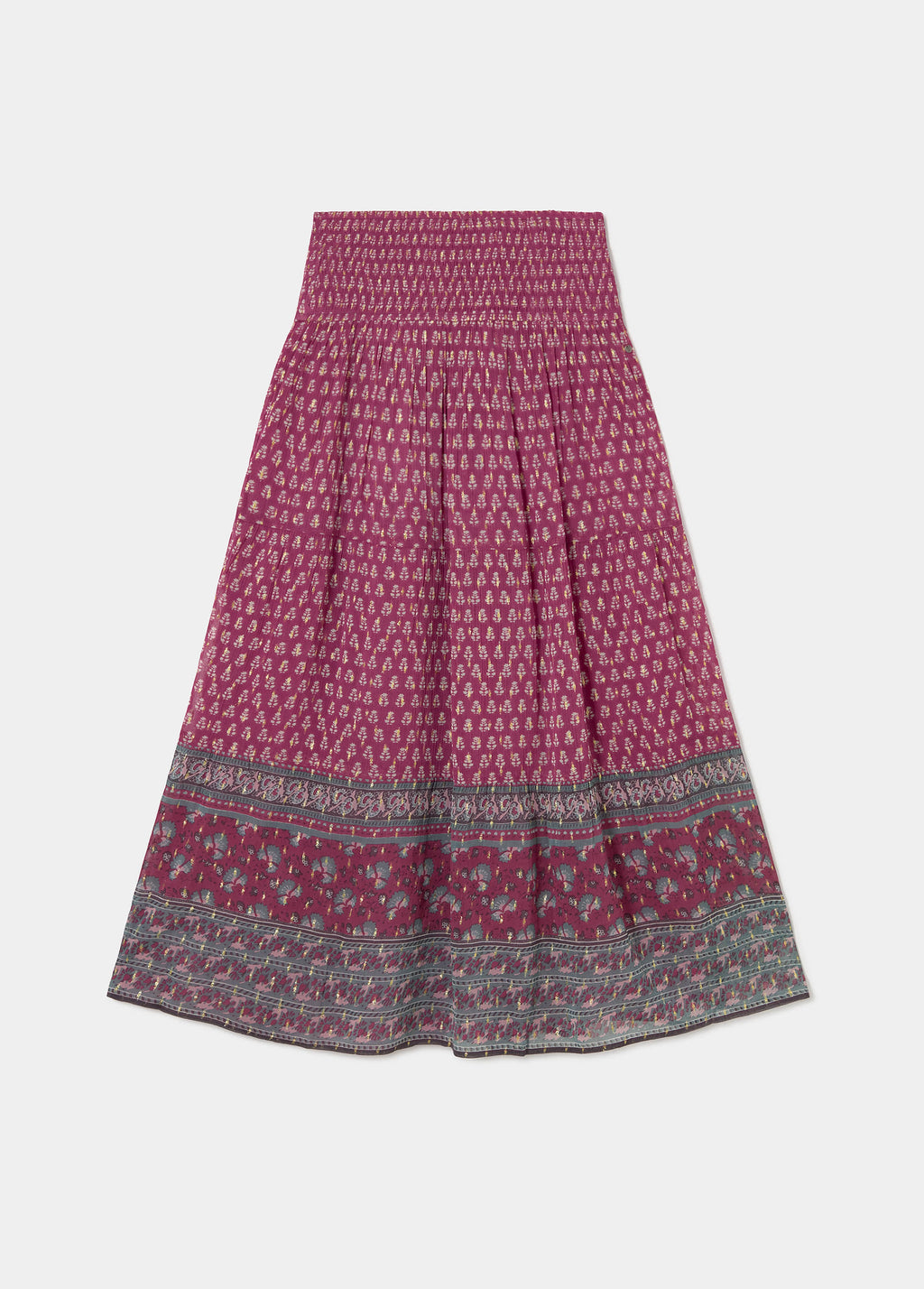 Falda larga estampado