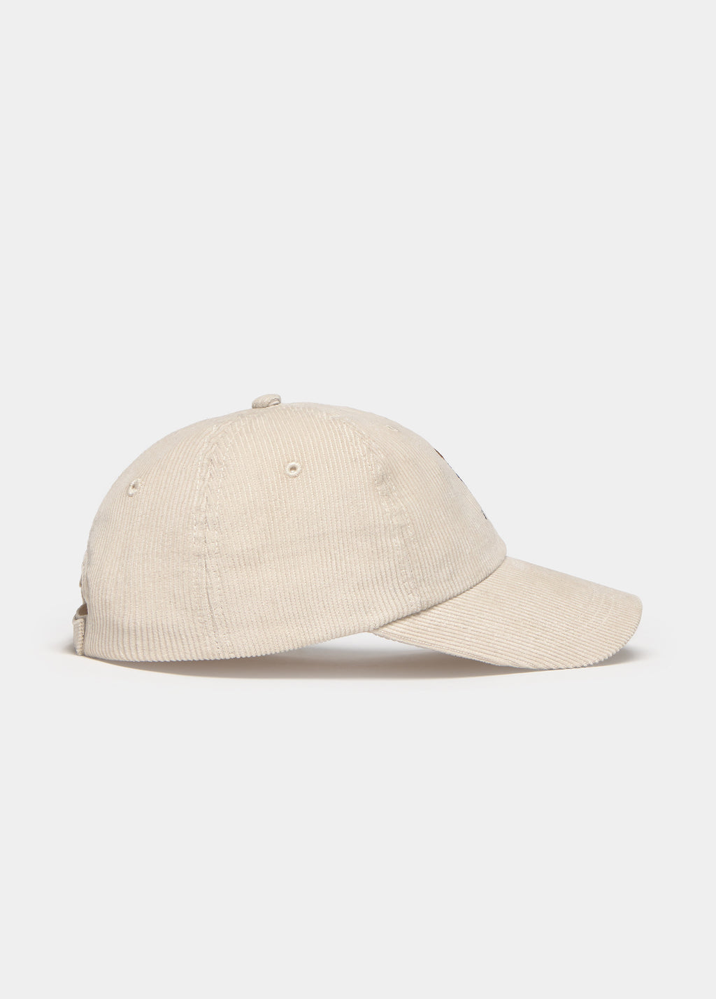 Cappellino in velluto con ricamo cane