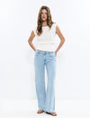 5-pocket jeans with star patch