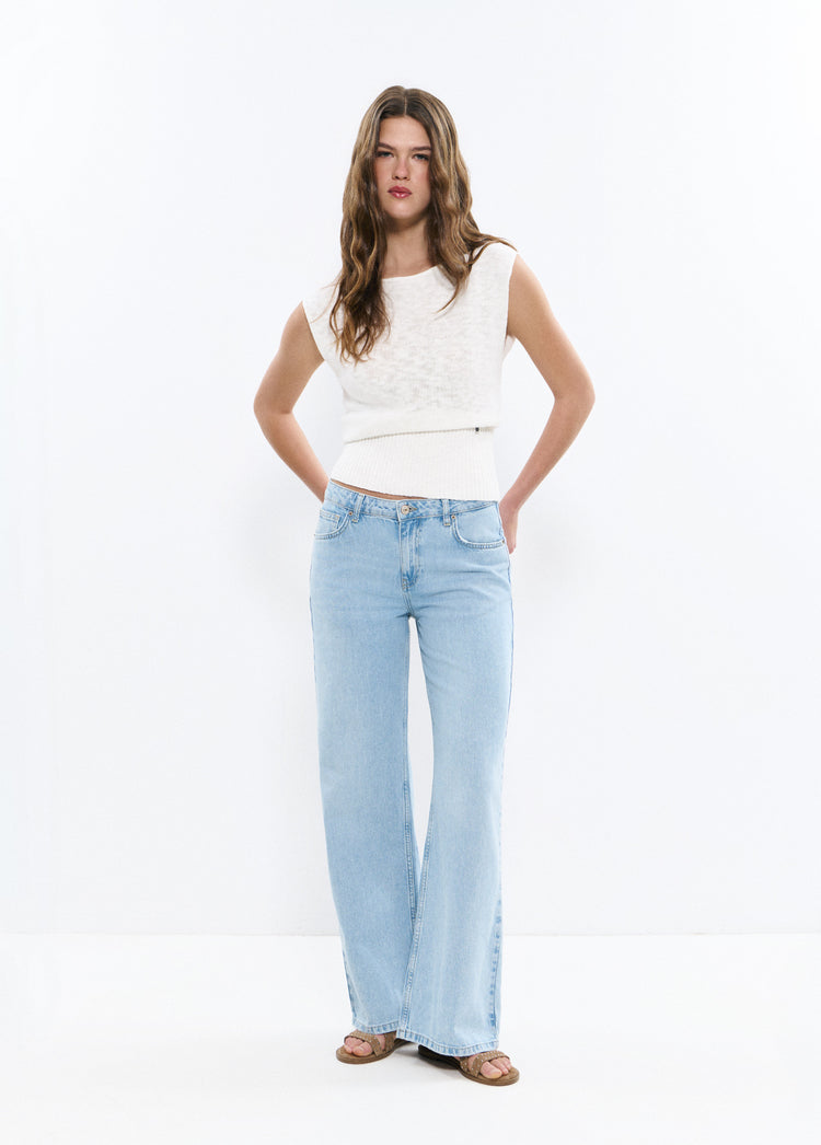 5-pocket jeans with star patch