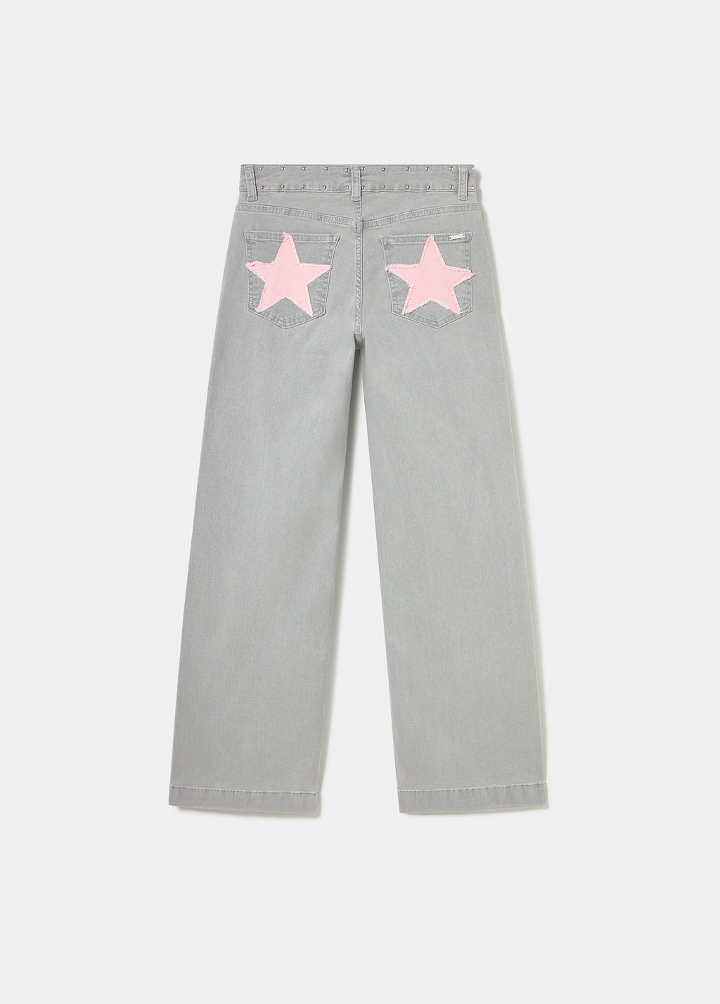 Star patch pocket jeans