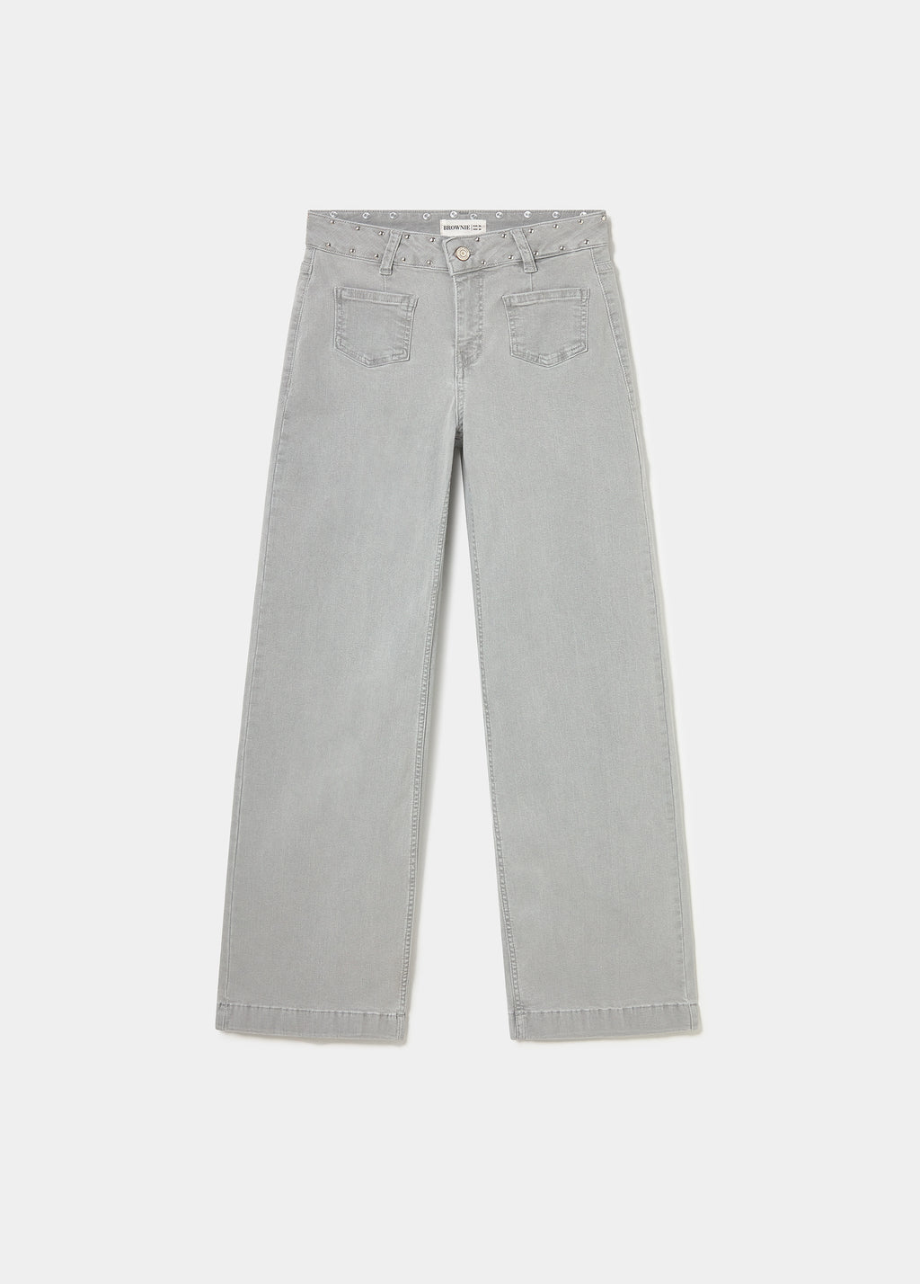 Star patch pocket jeans