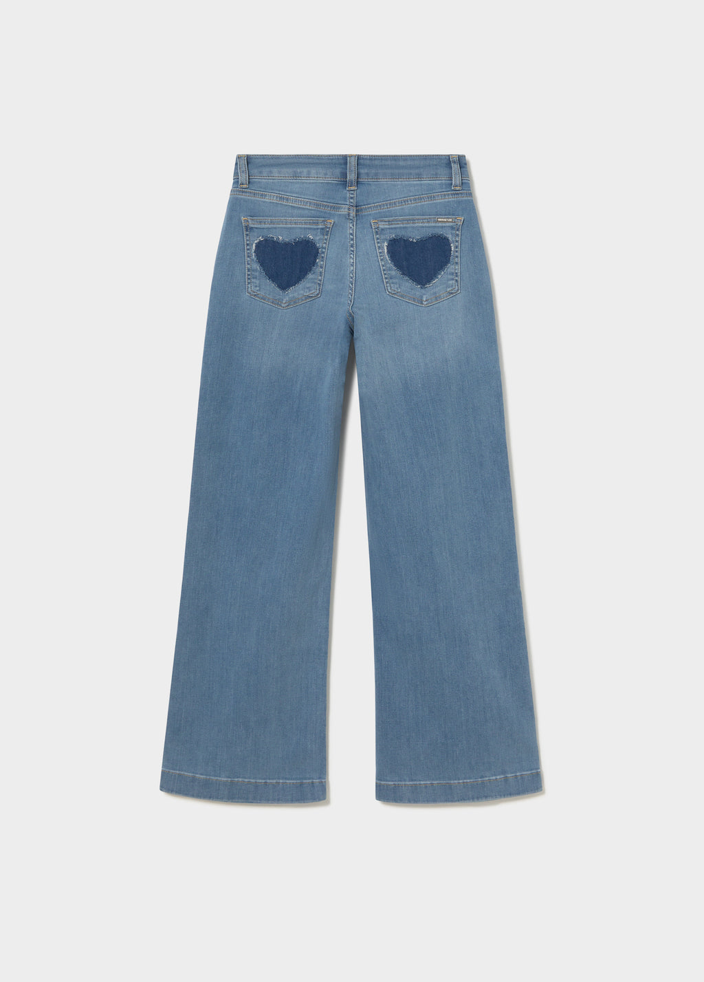 Patch pocket jeans