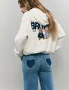 Patch pocket jeans