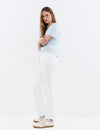 Cropped flare jeans with studs