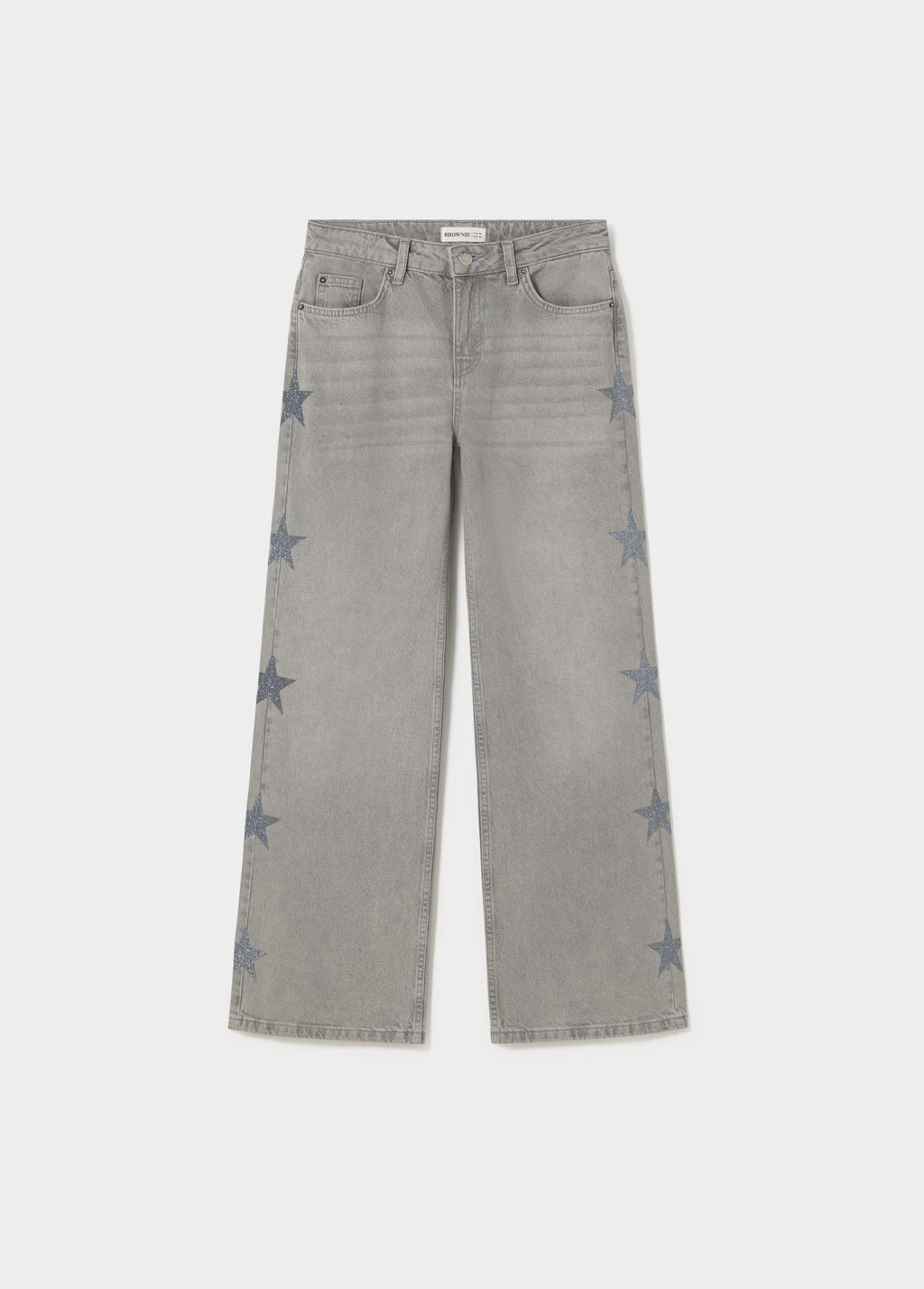 Jeans multiestrelles lateral