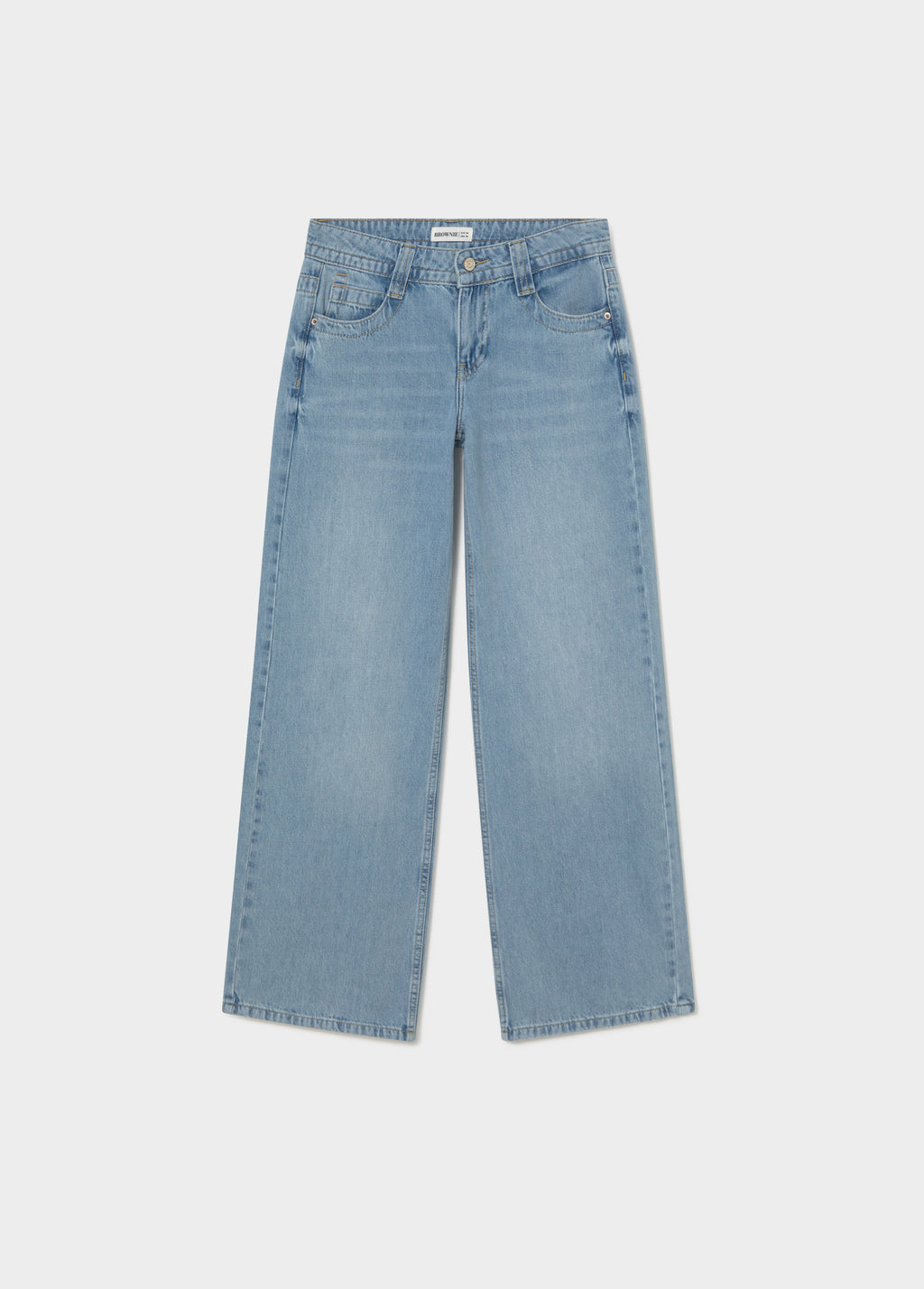 Relaxed low-rise jeans