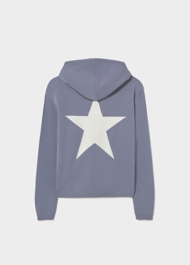 Camisola com capuz e estrela