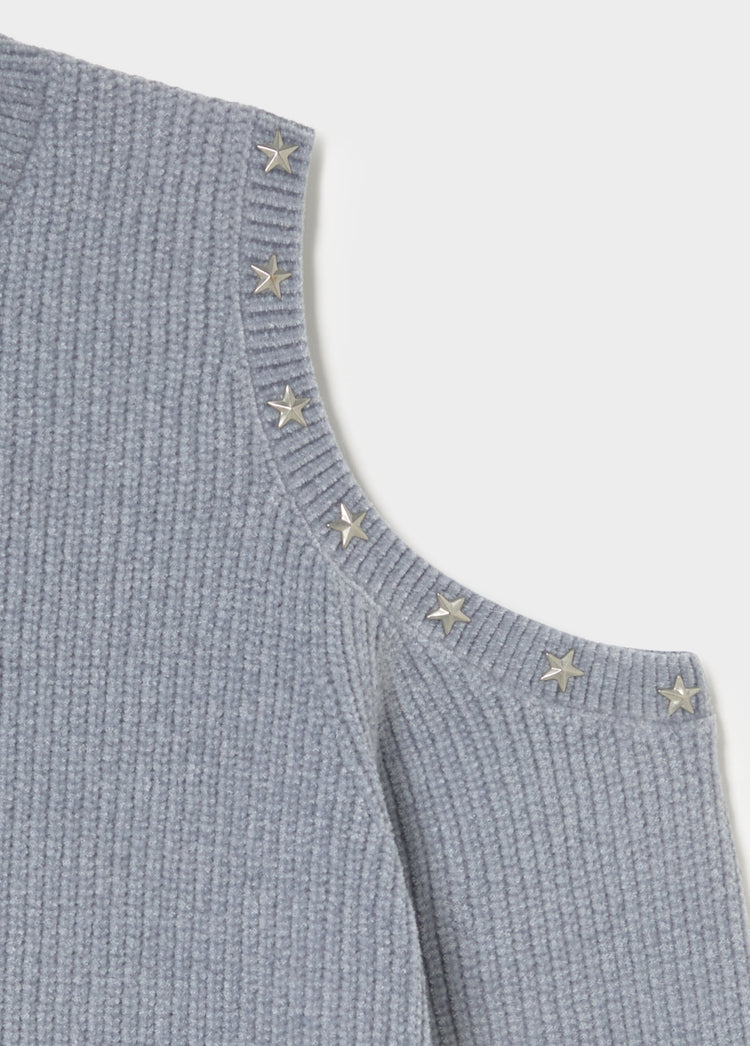 Chenille star sweater