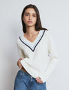 Braided sweater