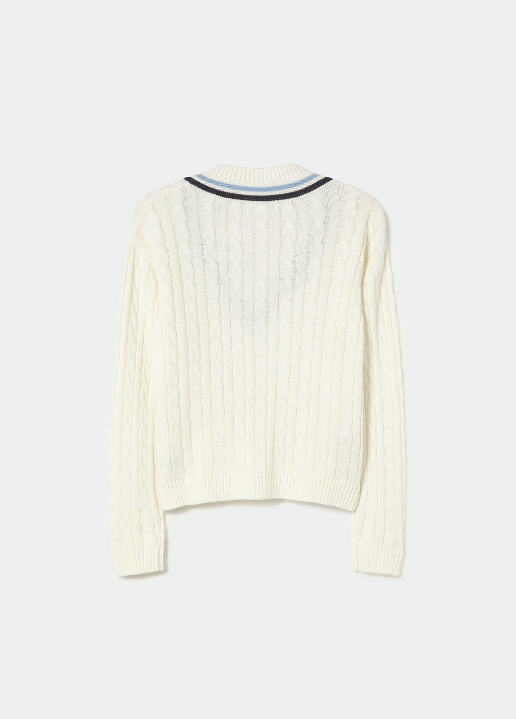 Braided sweater