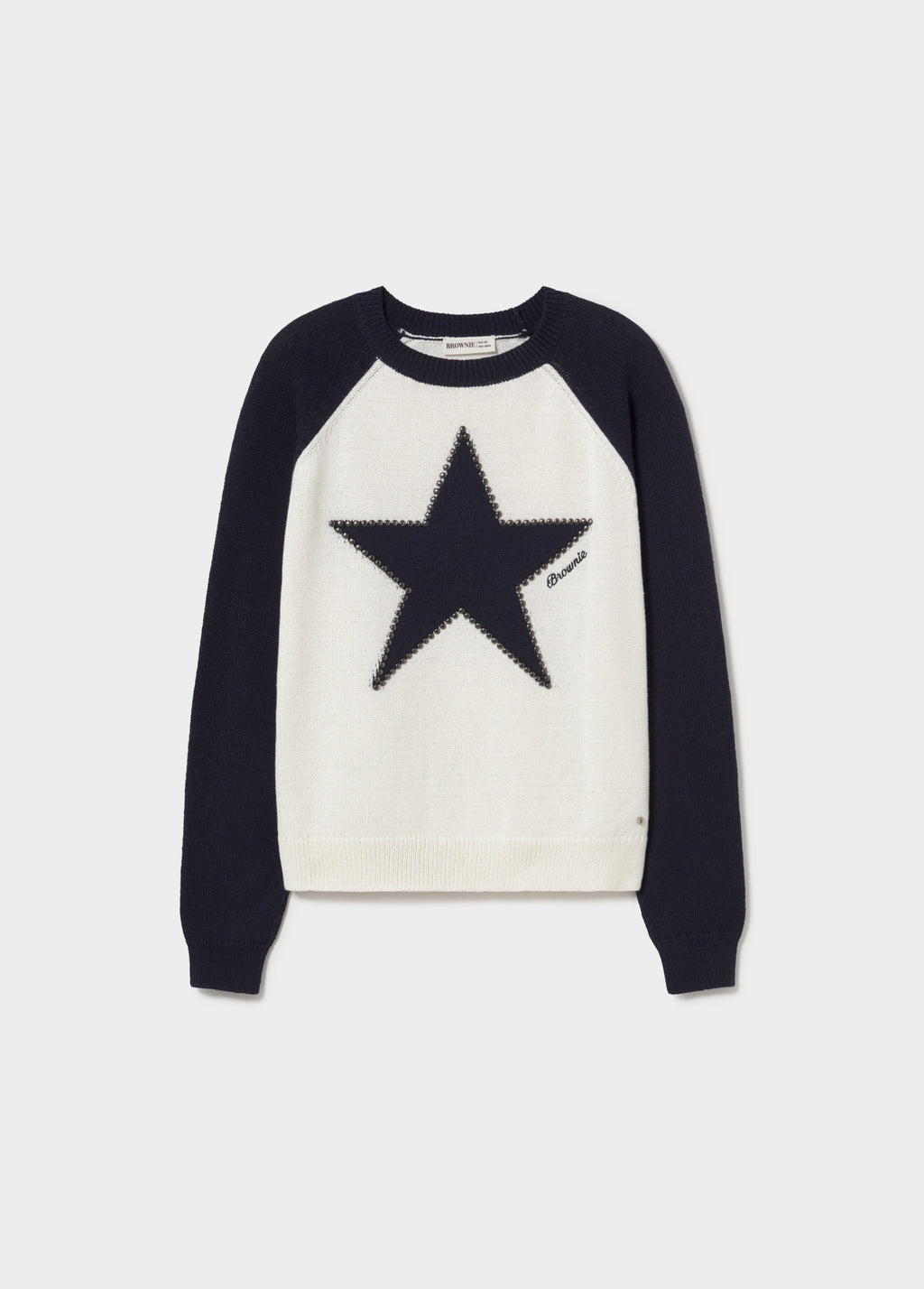 Camisola estrela com tachas