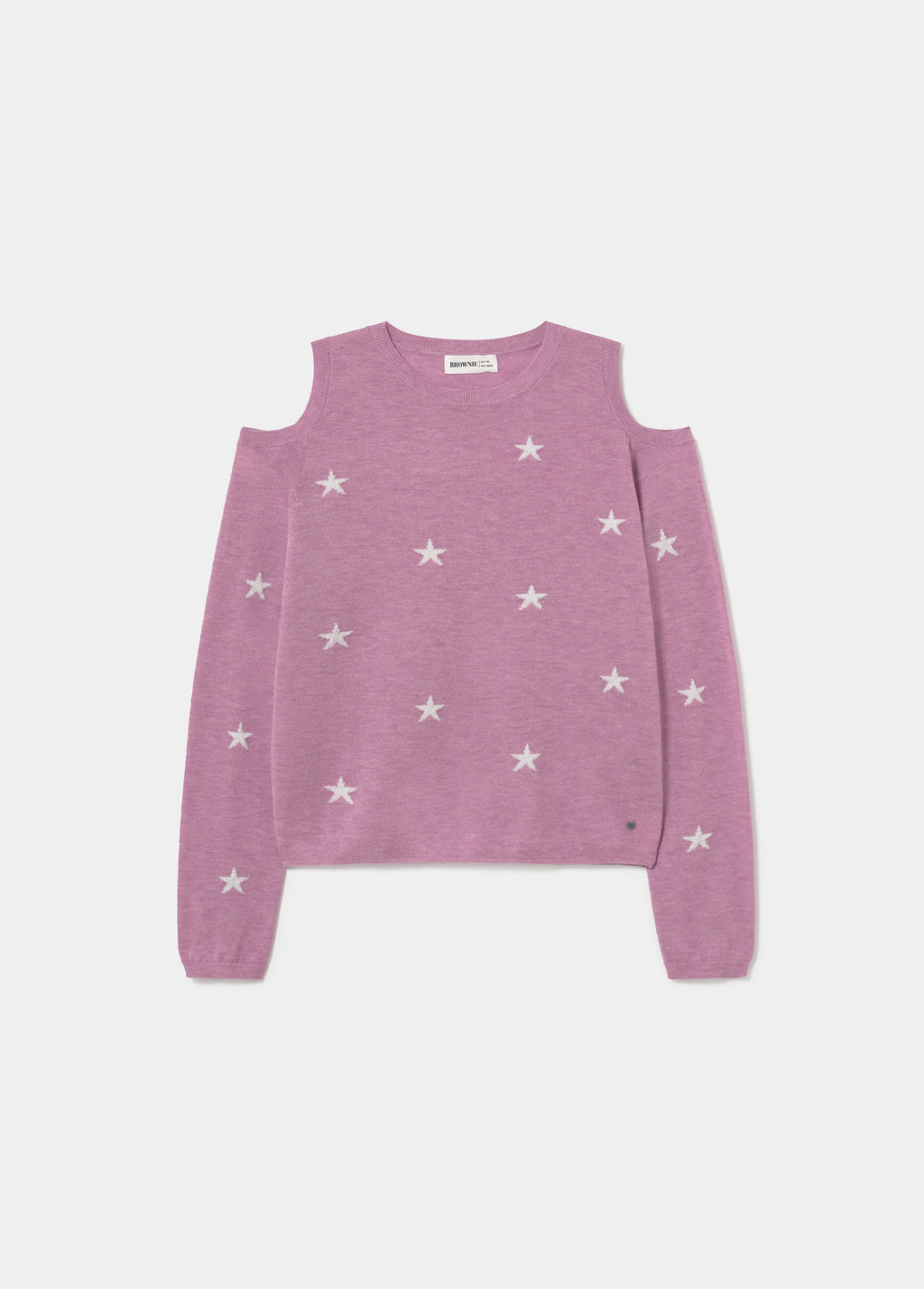Star shoulder sweater