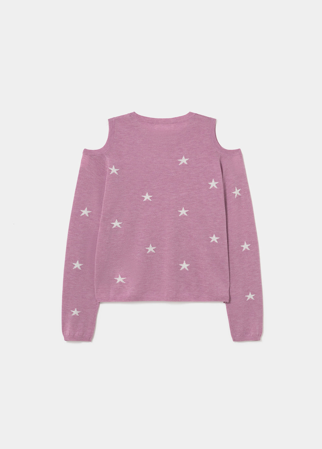 Star shoulder sweater