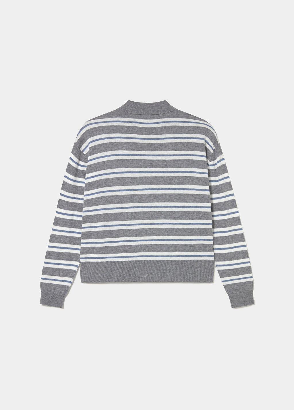 Gestreifter Polopullover