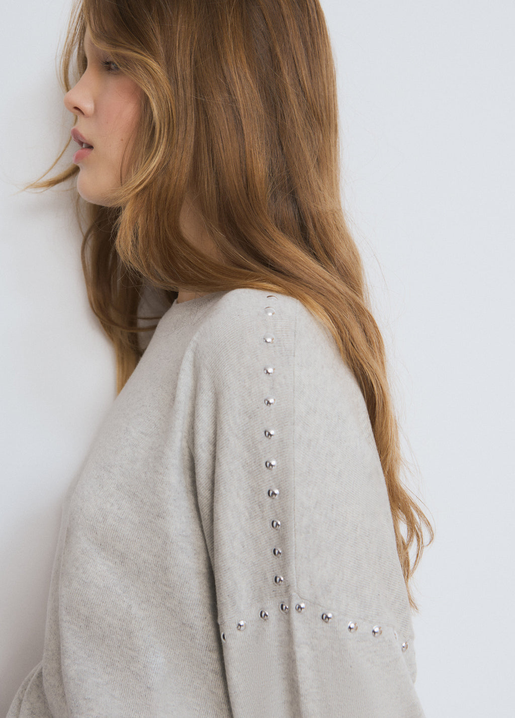 Studded sweater