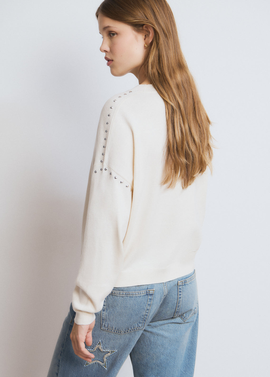 Studded sweater