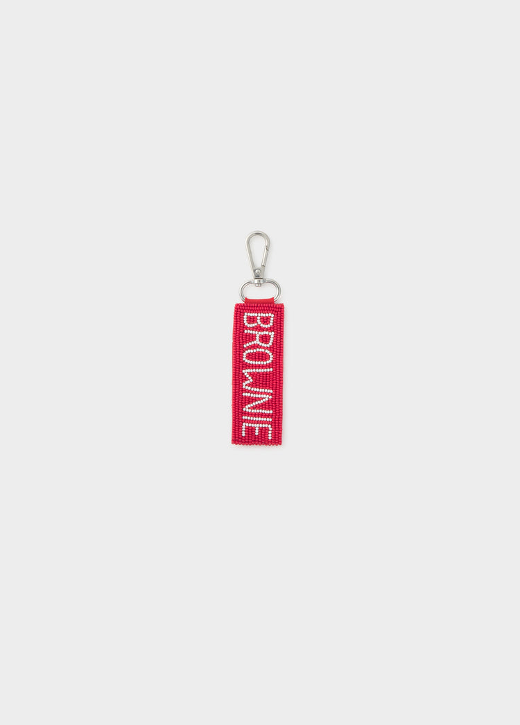 Brownie beads keychain