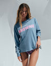 Star print sweatshirt
