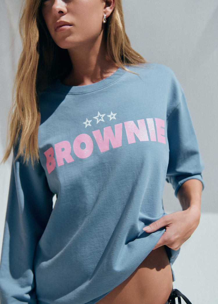Star print sweatshirt