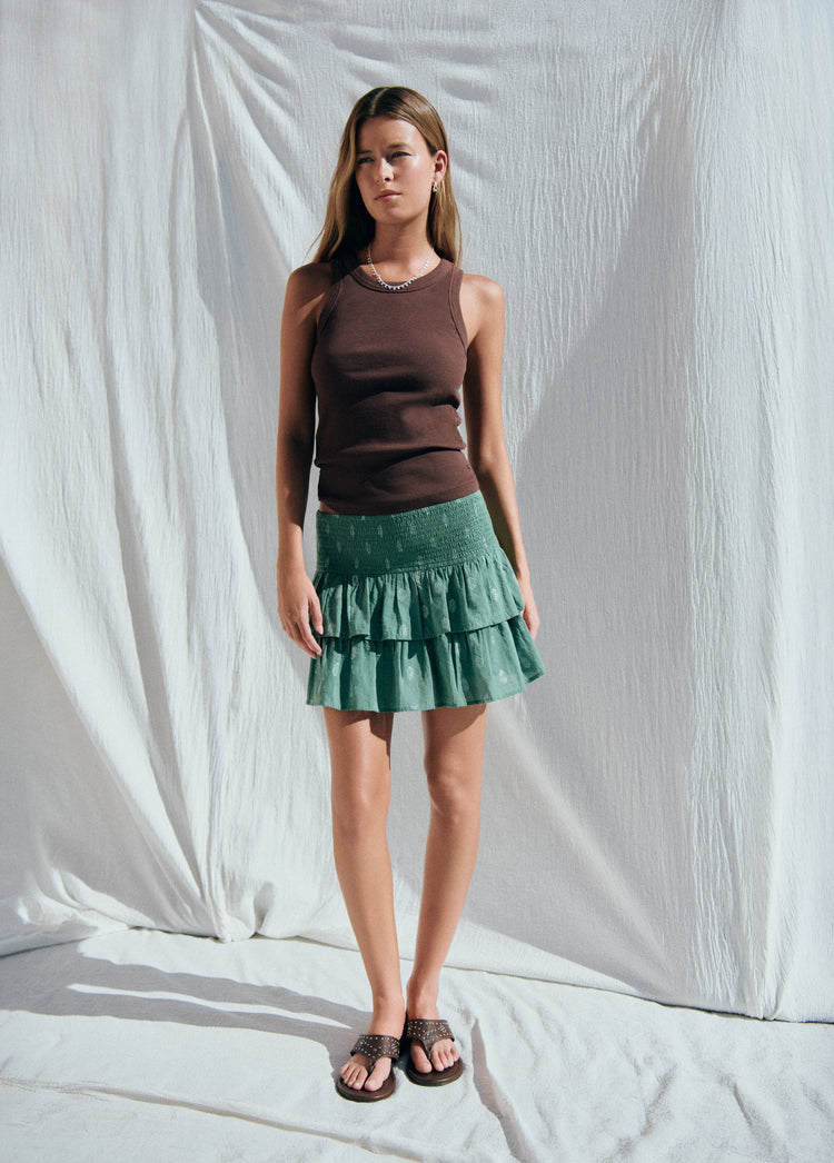 Short smock skirt