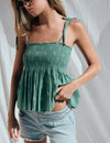 Top tirantes smock doby
