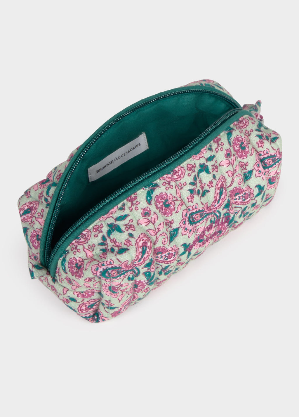 Small printed makeup bag