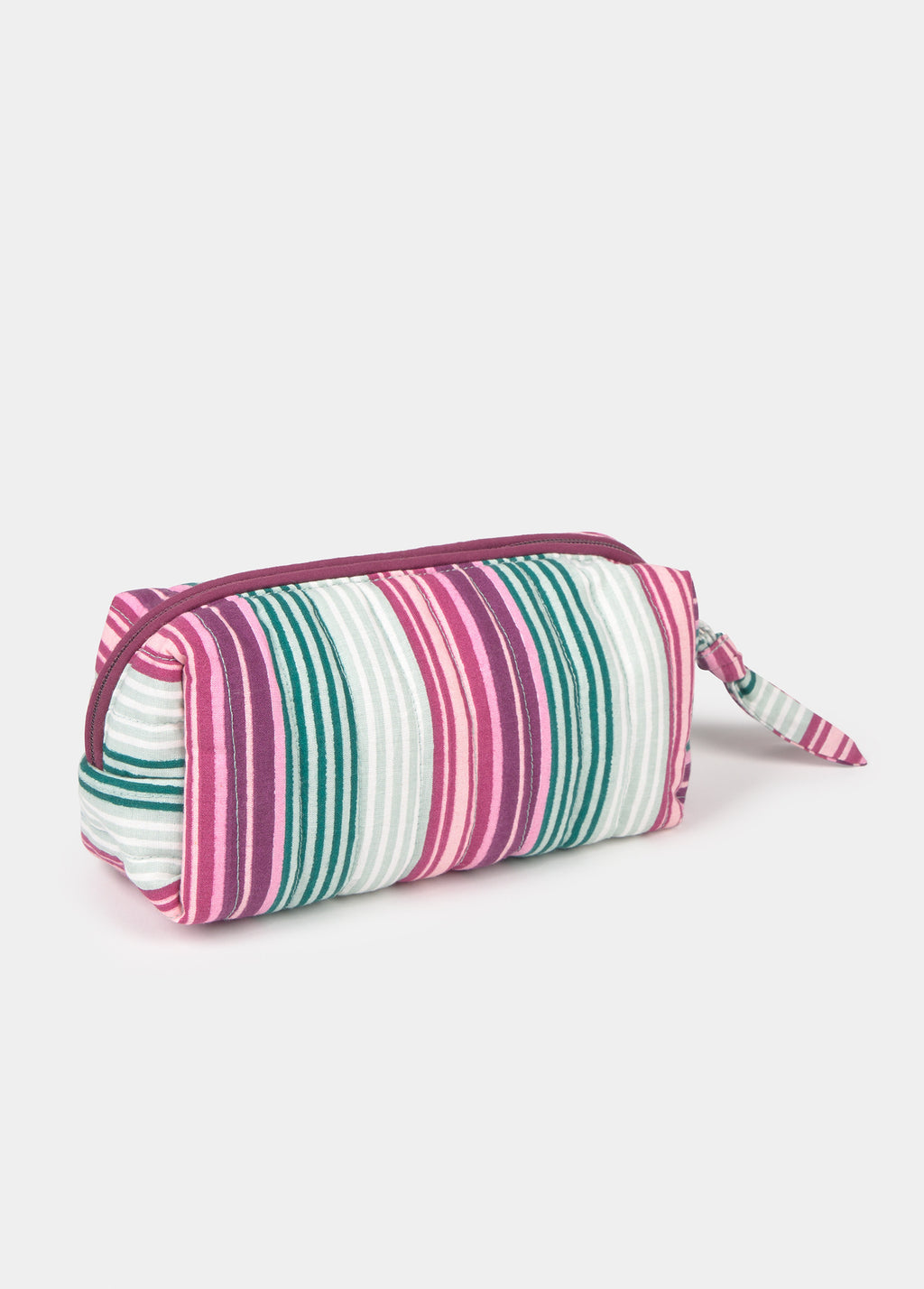 Small Striped Toiletry Bag
