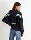 Hoodie with studs