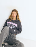 Wings print hooded sweatshirt