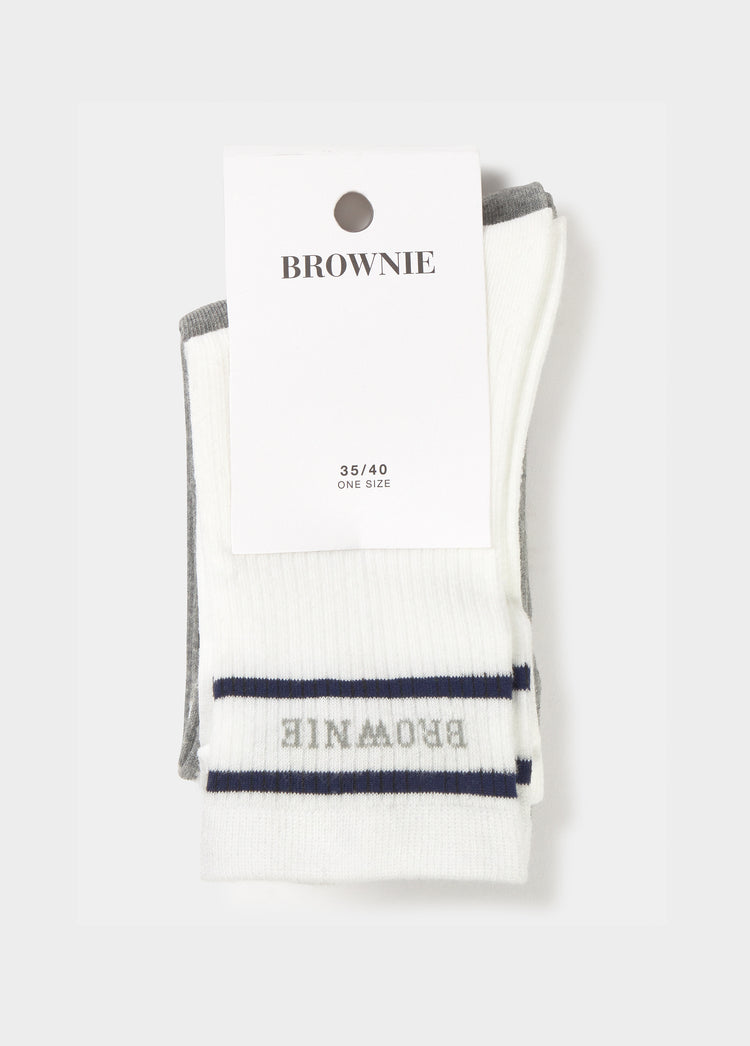 Pack of star and plain socks