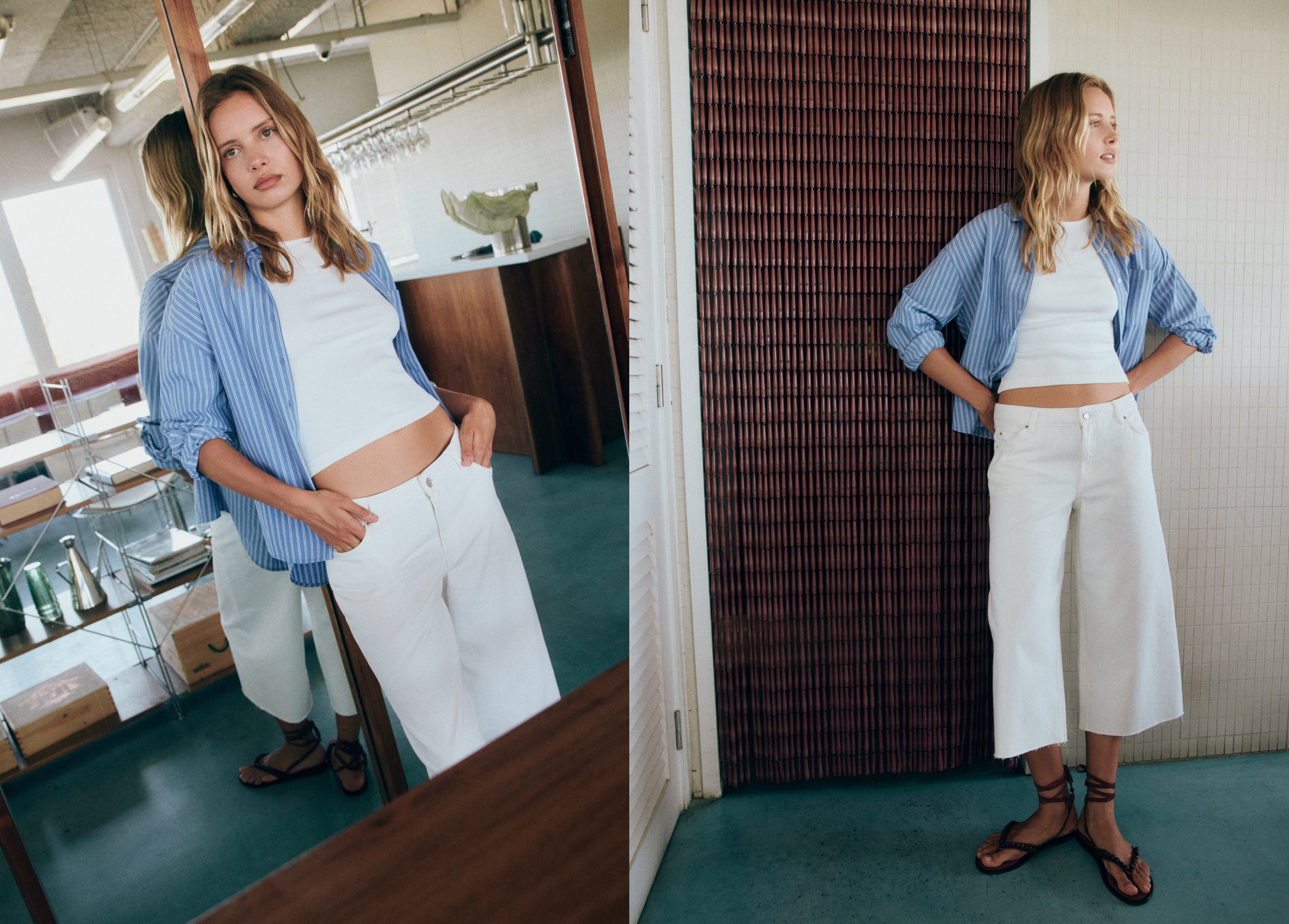 Cropped culotte Trouser