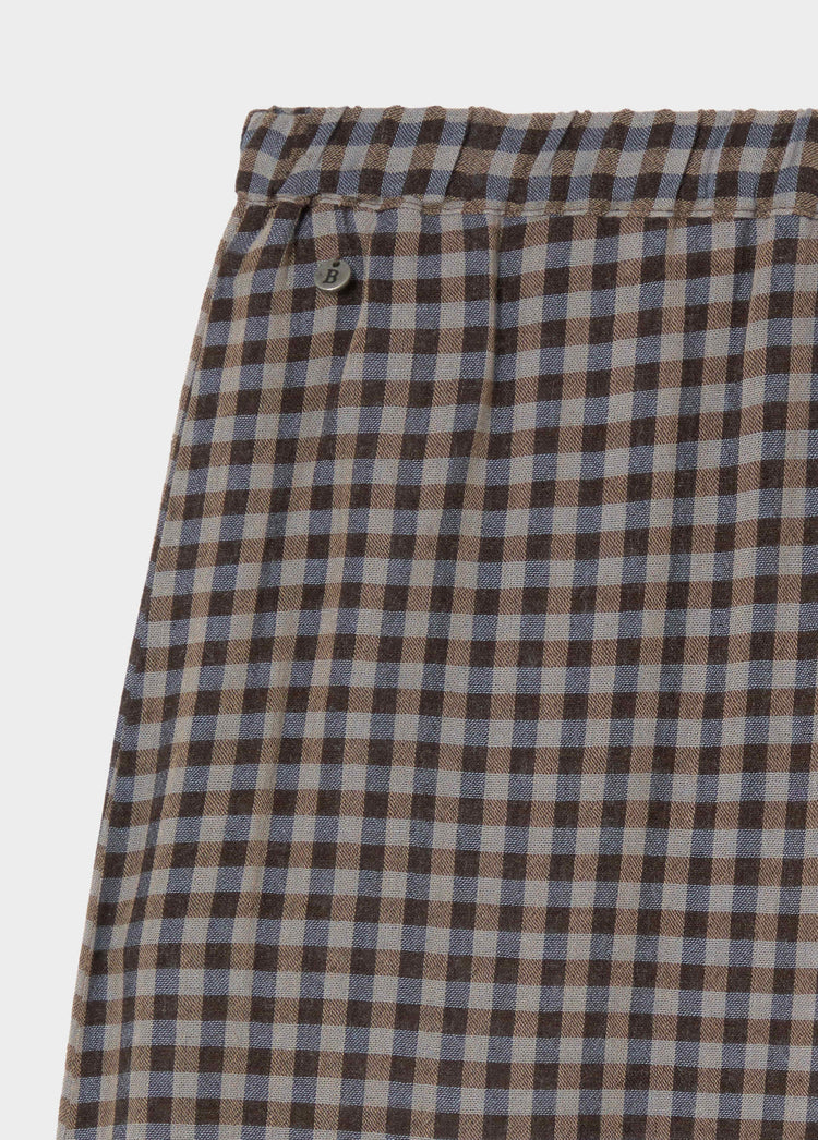 Plaid harem pants