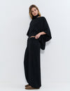 Pantalon bouffant uni