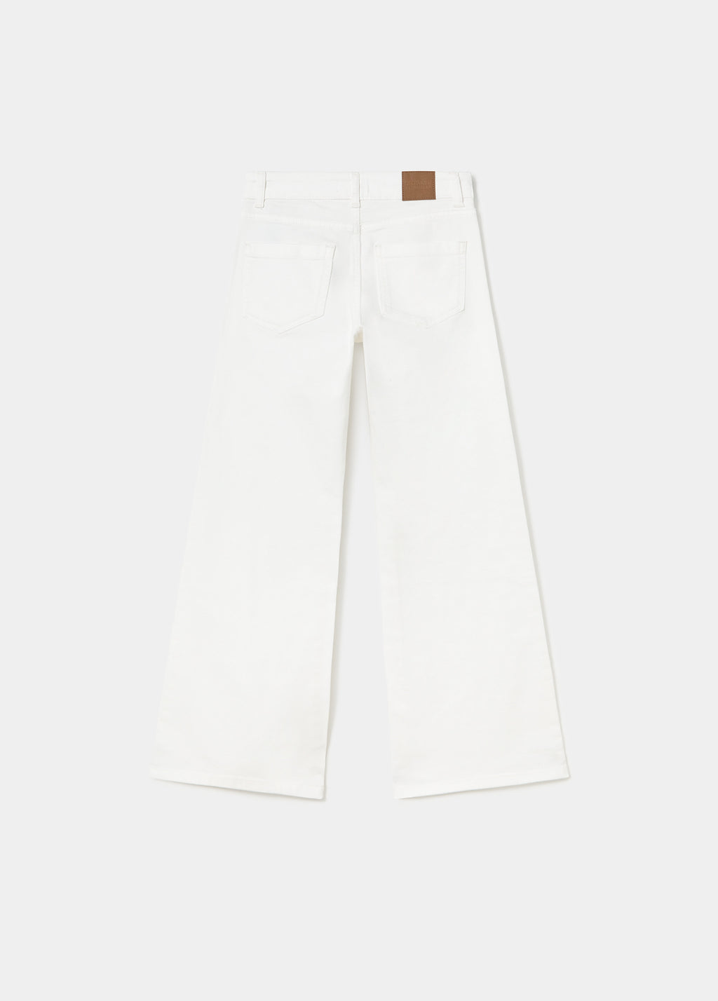 Flared pants with front pockets