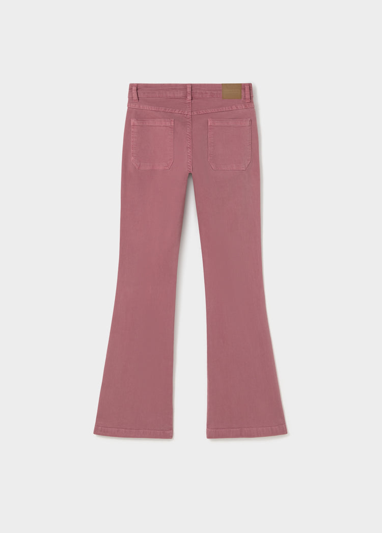 Pantalón campana bolsillos