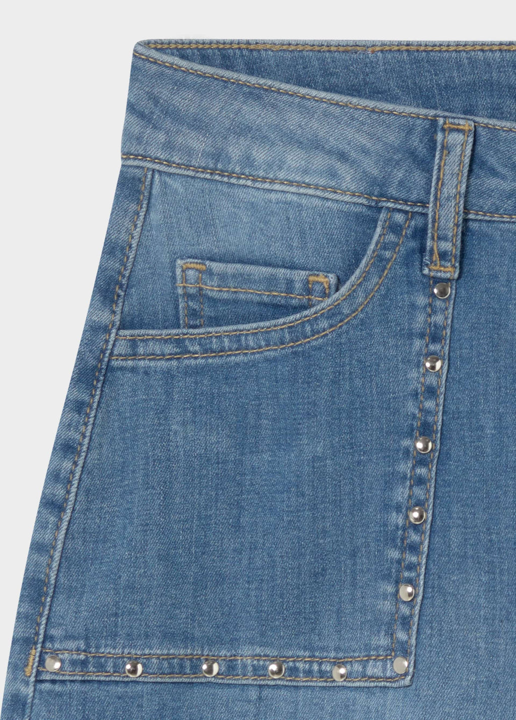 Culotte-Hose mit Nieten