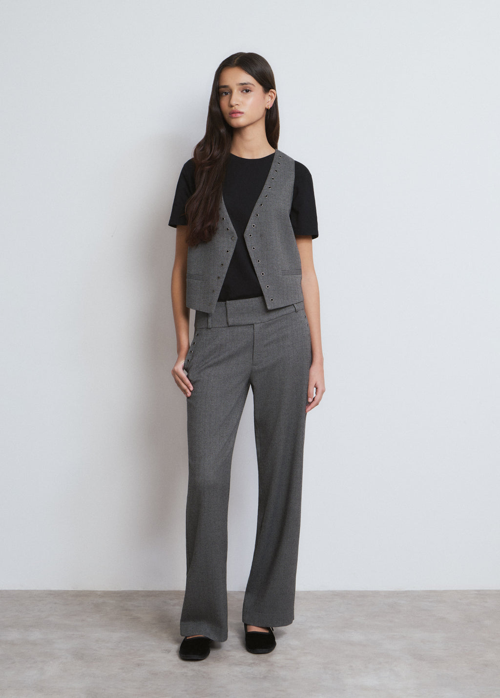 Pantalón espiga eyelets
